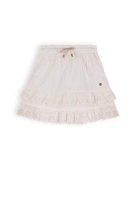 NoNo Meisjes rok embroidery - Niu - Pearled ivoor wit