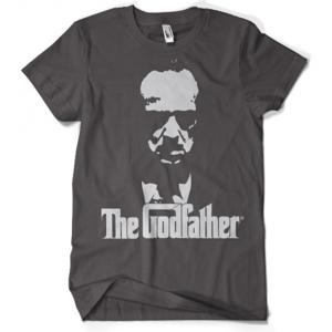 The Godfather print t-shirt - grijs - heren - katoen - officiele film merchandise kleding