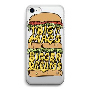 Big Macs Bigger Dreams: iPhone SE 2020 Transparant Hoesje
