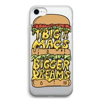 Big Macs Bigger Dreams: iPhone SE 2020 Transparant Hoesje