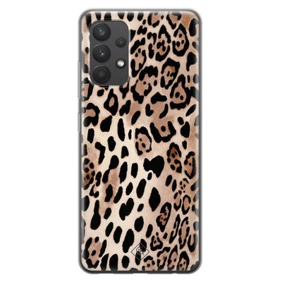 Samsung Galaxy A32 4G siliconen hoesje - Golden wildcat