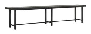 DTP Home Eetkamerbank 'Beam' Teakhout, 215cm, kleur Zwart