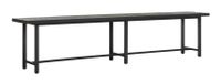 DTP Home Eetkamerbank 'Beam' Teakhout, 215cm, kleur Zwart