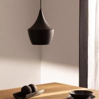 Hanglamp retro zwart goud design &apos;Atkin&apos; 2 E27 fitting 4 kleuren 20cm