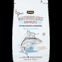 Jumbo Natuurlijke Brokjes Katten Hypoallergeen & Graanvrij 800g Rijk aan Zalm