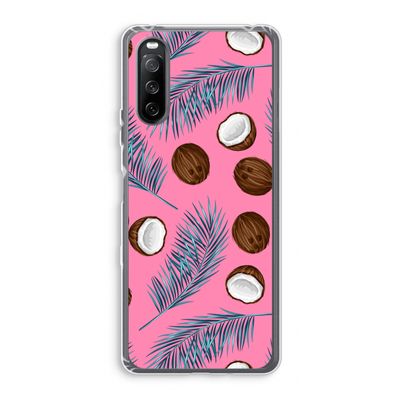 Kokosnoot roze: Sony Xperia 10 III Transparant Hoesje