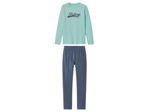 pepperts! Kinder pyjama (146/152, Mint/Marineblauw)