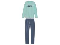 pepperts! Kinder pyjama (146/152, Mint/Marineblauw)