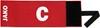 JAKO 2820 Aanvoerdersband Classico - Sportrood - Senior: 35 x 9 cm (LxB)
