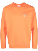 Maison Kitsuné t-shirt en coton à patch Chillax Fox - Orange