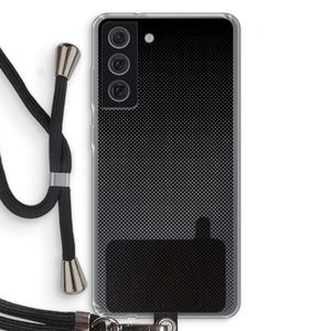 Musketon Halftone: Samsung Galaxy S21 FE Transparant Hoesje met koord