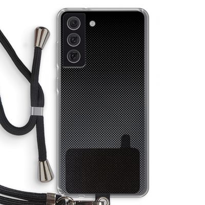 Musketon Halftone: Samsung Galaxy S21 FE Transparant Hoesje met koord