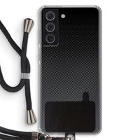 Musketon Halftone: Samsung Galaxy S21 FE Transparant Hoesje met koord