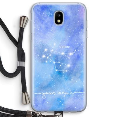Sterrenbeeld - Licht: Samsung Galaxy J5 (2017) Transparant Hoesje met koord
