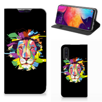 Samsung Galaxy A50 Magnet Case Lion Color