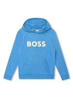 BOSS Kidswear hoodie en coton à logo imprimé - Bleu - thumbnail