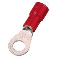 Intercable 180847 Ringkabelschoen Dwarsdoorsnede (max.): 1.00 mm² Deels geïsoleerd Rood 1 stuk(s)