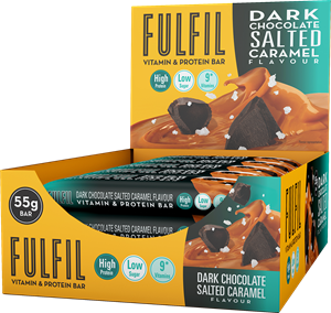 Fulfil Vitamin & Protein Bar Dark Salted Caramel (15 x 55 g)