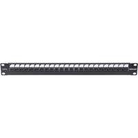 Intellinet Patch-Panel 24 poorten Netwerkpatchpaneel 483 mm (19) CAT 6 1 HE Zwart - thumbnail