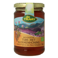 Tijm- met bloemenhoning eko bio 350 Gram