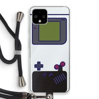 Game On: Pixel 4 Transparant Hoesje met koord