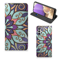 Samsung Galaxy A32 5G Smart Cover Purple Flower