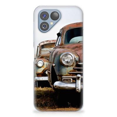 Fairphone 5 | Siliconen hoesje | met foto Vintage Auto