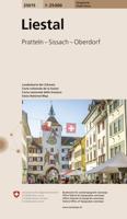 Wegenkaart - landkaart 25015 Liestal - | Swisstopo
