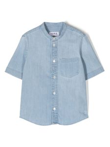 DONDUP KIDS chemise en jean à manches courtes - Bleu