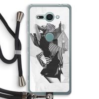 House: Sony Xperia XZ2 Compact Transparant Hoesje met koord House: Sony Xperia XZ2 Compact Transparant Hoesje met koord