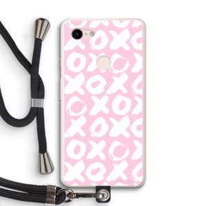 XOXO: Pixel 3 XL Transparant Hoesje met koord
