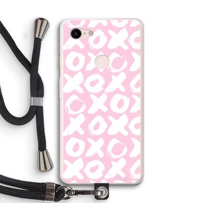 XOXO: Pixel 3 XL Transparant Hoesje met koord