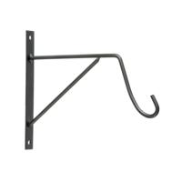 Haak voor ophanging Mica Decorations 22,5 x 18 cm Antraciet Ijzer