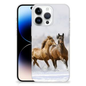 iPhone 14 Pro Max TPU Hoesje Paarden