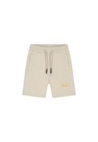 Malelions Junior Split Shorts Beige / Oranje-164 maat 164