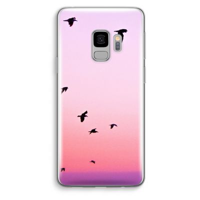 Fly away: Samsung Galaxy S9 Transparant Hoesje