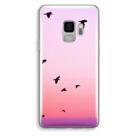 Fly away: Samsung Galaxy S9 Transparant Hoesje