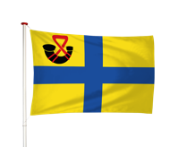 Vlag Bergum - Burgum (fr)