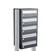 Allux Hive Set 1-Breed, 5-Hoog Op Statief Antraciet - 40030065_1x5s