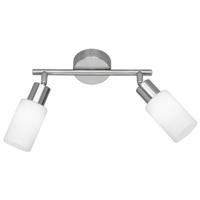 Trio Moderne PlafondlampMars 2-lichts nikkel mat - R80012007