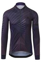 AGU Nocturnal Lines Fietsshirt Lange Mouwen Performance Heren - Paars - M