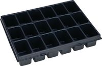 L-BOXX Verdeler voor kleine delen | B349xD265xH63 m polystyreen | met 18 bakken | zwart | 1 stuk - 1000010137 1000010137 - thumbnail