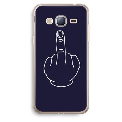 F**k U: Samsung Galaxy J3 (2016) Transparant Hoesje