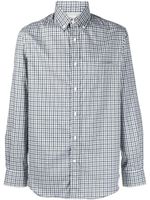 Brunello Cucinelli chemise boutonnée à carreaux - Vert