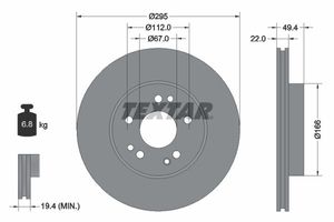 Remschijf 92057300
