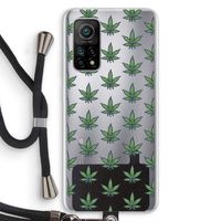 Weed: Xiaomi Mi 10T 5G Transparant Hoesje met koord
