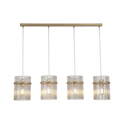 Searchlight HanglampSwizzle 4-lichts goud - 55620-4CP