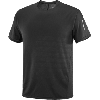 Salomon Sense aero ss tee gfx heren - ZWART - Heren