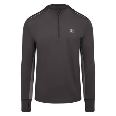 Cruyff Ametrine Trainingstrui 1/4-Zip Donkergrijs
