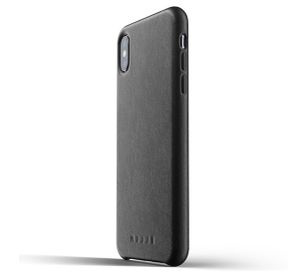 Mujjo Leather Case iPhone XS Max zwart